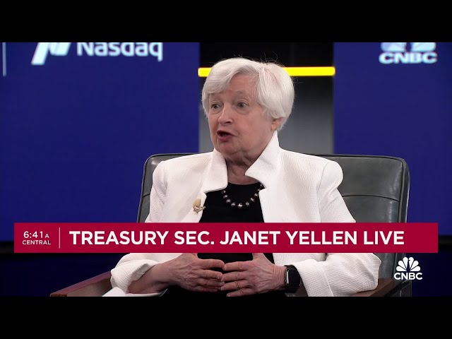 ⁣Treasury Secretary Janet Yellen: The labor market now is resembling what it looked like pre-pandemic
