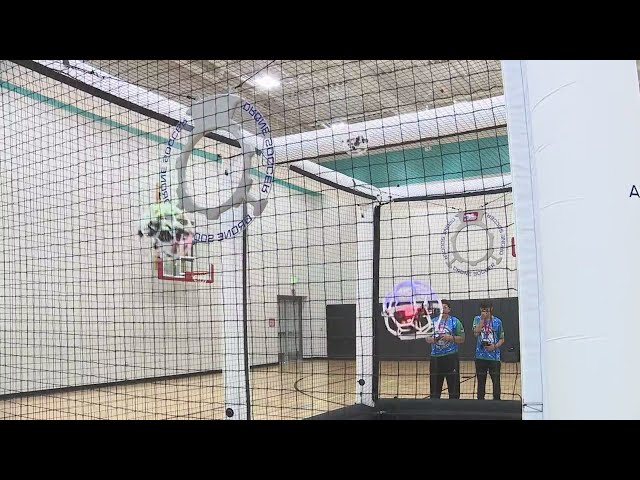 ⁣Drone soccer helping Westminster students further future in aviation