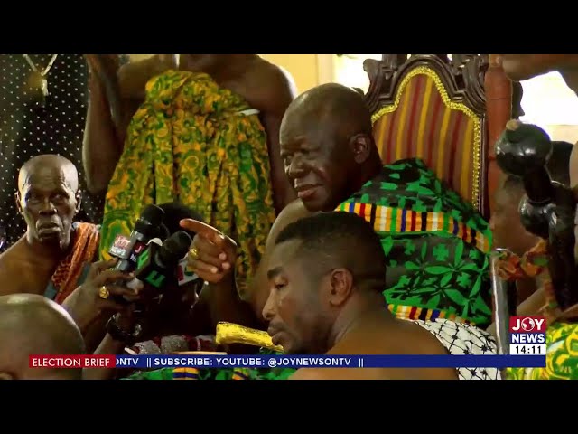 ⁣Acknowledge shortcomings and propose practical solutions - Asantehene to Bawumia | Election Brief