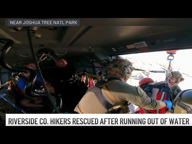 ⁣Hikers rescued near Joshua Tree National Park