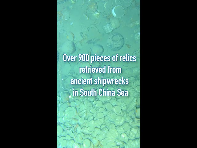 ⁣Over 900 pieces of relics retrieved from ancient shipwrecks in South China Sea