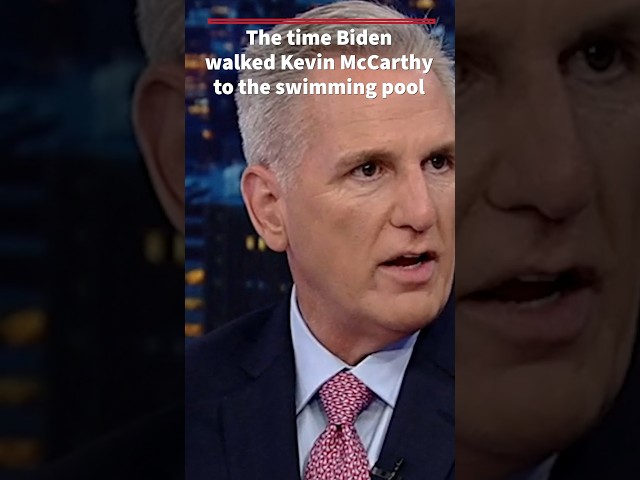 ⁣'Do you want to go out to the pool?’: Kevin McCarthy shares bizarre Biden moment