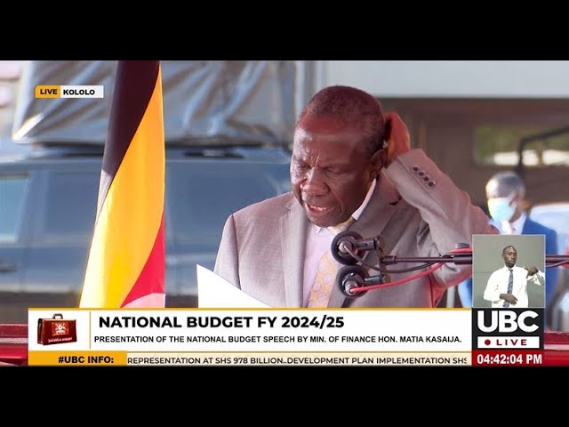 ⁣NATIONAL BUDGET: KASAIJA HIGHLIGHTS SECURITY STRENGTHENING, ELECTRICITY EXTENSION IN THE FY 2024/25
