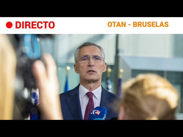 ⁣OTAN - STOLTENBERG  EN DIRECTO: REUNIÓN de los MINISTROS de DEFENSA en BRUSELAS | RTVE Noticias
