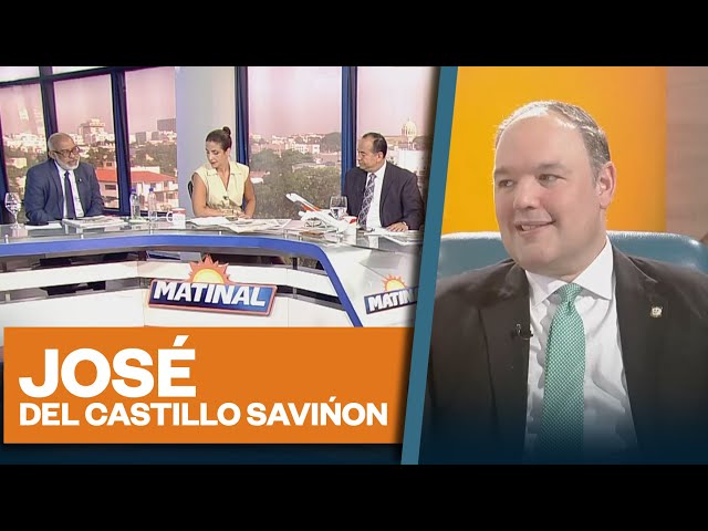 ⁣José del Castillo Savińon, Senador de la provincia Barahona por el PLD | Matinal