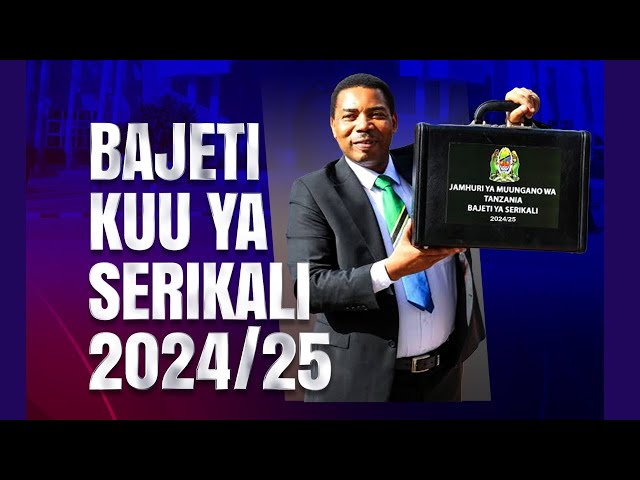⁣LIVE:  Waziri Mwigulu Akiwasilisha Bajeti ya Kuu ya Serikali 2024/25