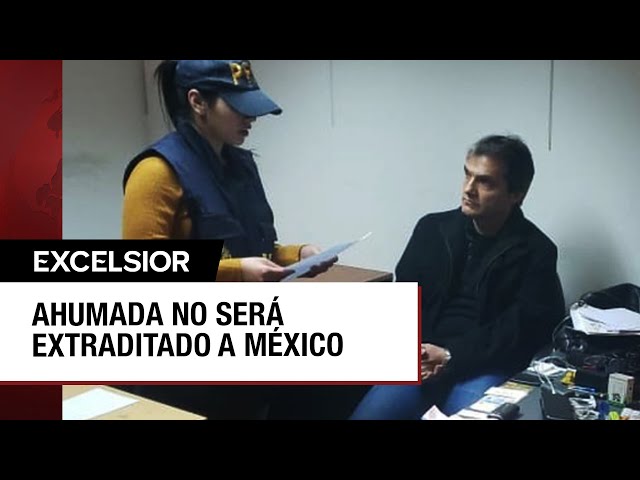⁣Carlos Ahumada no será extraditado a México al contar con un amparo