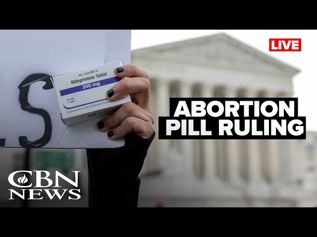 ⁣BREAKING LIVE: Supreme Court Abortion Pill Ruling | CBN News