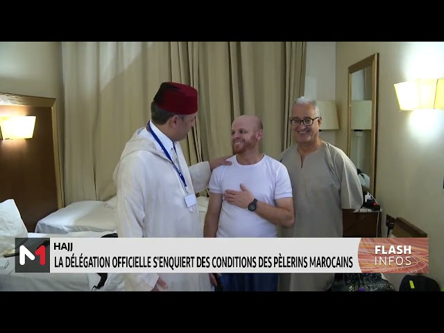 ⁣La délégation marocaine officielle du Hajj s´enquiert des conditions de séjour des pèlerins