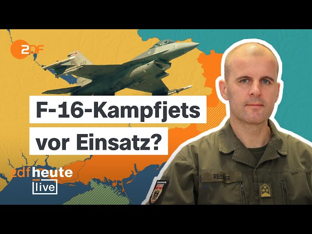 ⁣Wie die Ukraine den Einsatz von westlichen Kampfjets vorbereitet | ZDFheute live mit Oberst Reisner