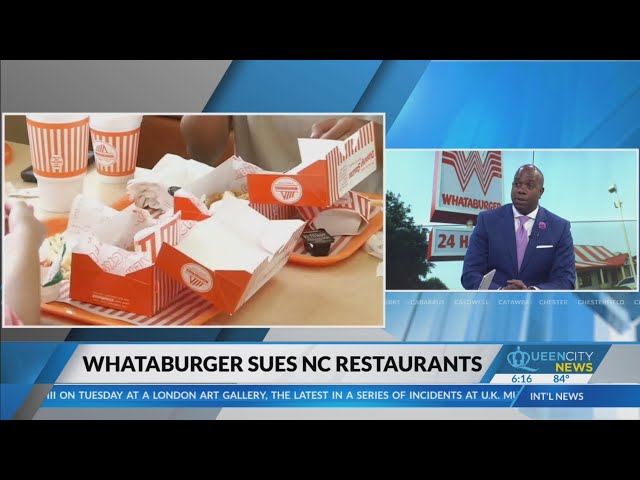 ⁣Whataburger sues NC restaurant over name trademark