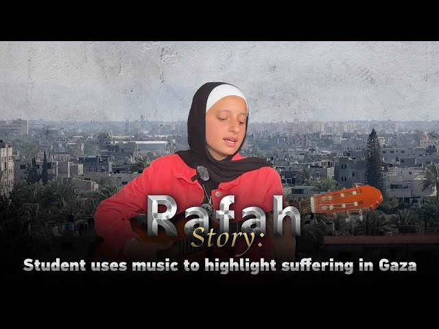 ⁣Rafah Story: Student uses music to highlight suffering in Gaza
