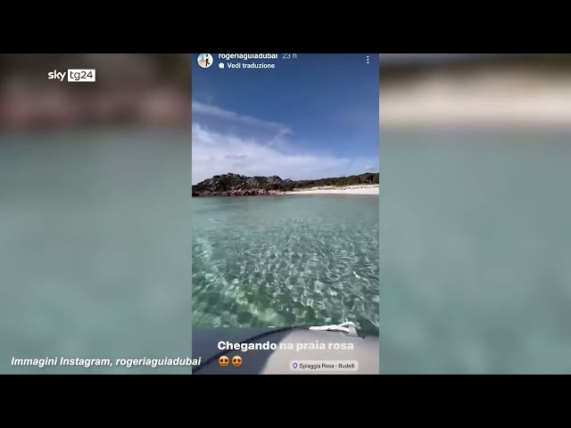 ⁣Influencer sbarca sulla spiaggia Rosa a Budelli: multata