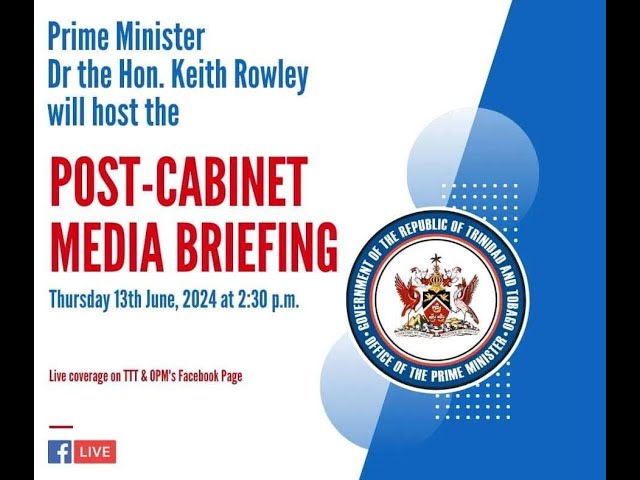 ⁣Post Cabinet Media Briefing - Thursday 13th June, 2024