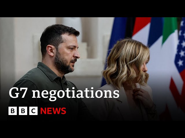 ⁣Ukraine's Zelensky expects ‘important decisions’ on his country at G7 summit | BBC News