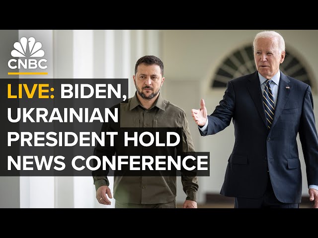 ⁣LIVE: President Biden and Ukraine's President Zelenskyy hold a joint news conference — 6/13/202