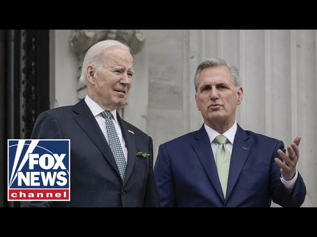 ⁣McCarthy recalls 'awkward' moment with Biden behind closed doors