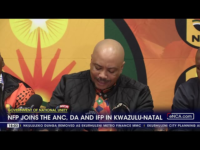 ⁣NFP joins the ANC, DA and IFP in KwaZulu Natal