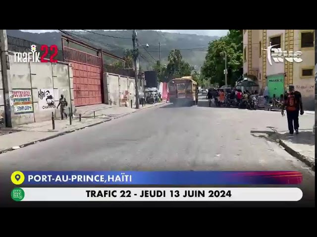 ⁣Trafic 22 - Jeudi 13  Juin 2024 || Port-au-Prince,Haïti #Rtvc #Trafic22 #MS