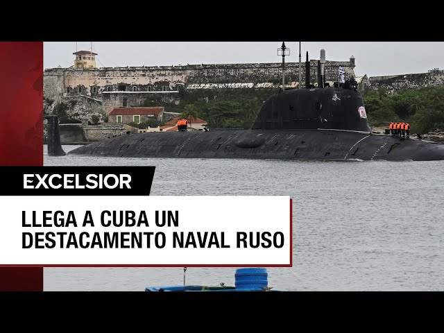 ⁣Submarino nuclear ruso atraca en La Habana, Cuba