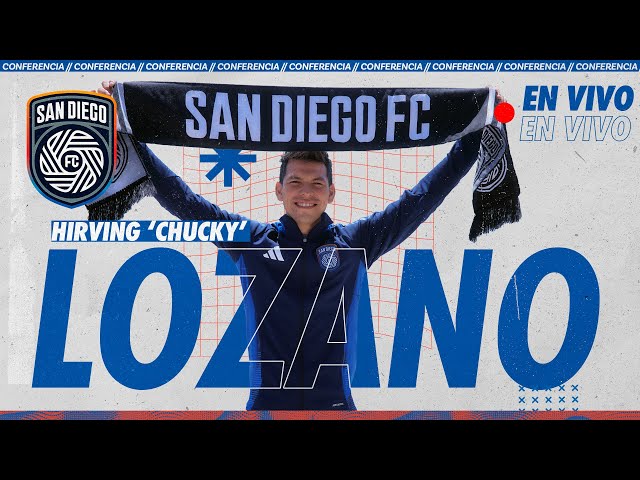 ⁣EN VIVO : ¡LA PRESENTACIÓN de Hirving 'Chucky' Lozano con el San Diego FC! | TUDN