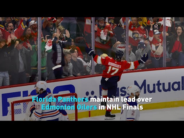 ⁣Florida Panthers maintain lead over Edmonton Oilers in NHL Finals