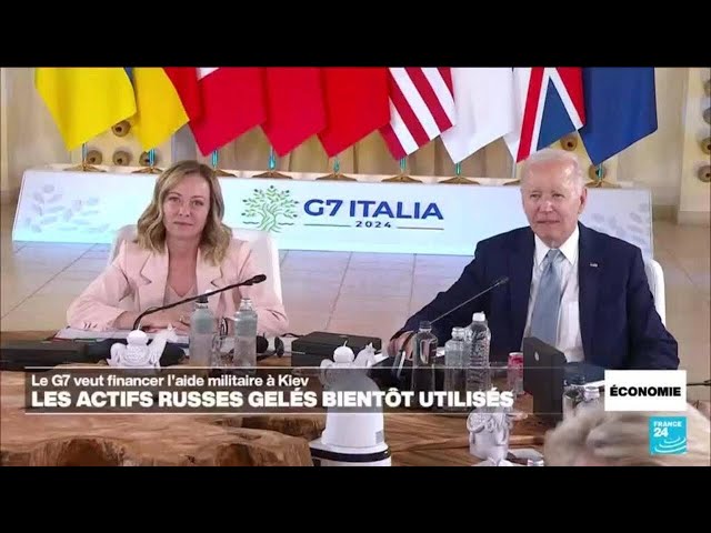 ⁣La présidence italienne du G7 confirme un accord sur les actifs russes • FRANCE 24