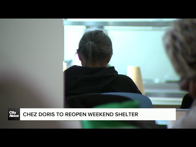 ⁣Chez Doris to reopen weekend shelter in Montreal