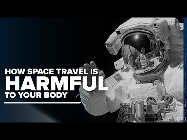 ⁣Here's how space travel is harmful to astronauts
