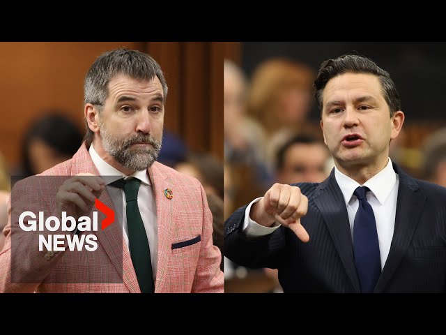 ⁣Poilievre calls for answers as newly-released report forecasts carbon tax economic impact on Canada