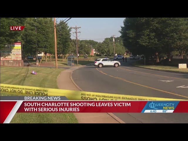 ⁣One with serious injuries from south Charlotte shooting