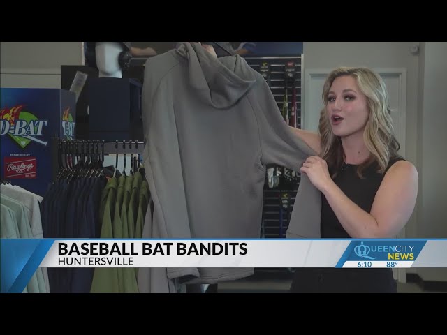 ⁣Thousands in bats stolen from Huntersville baseball store