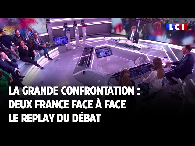 ⁣La Grande Confrontation : deux France face à face - le replay du grand débat