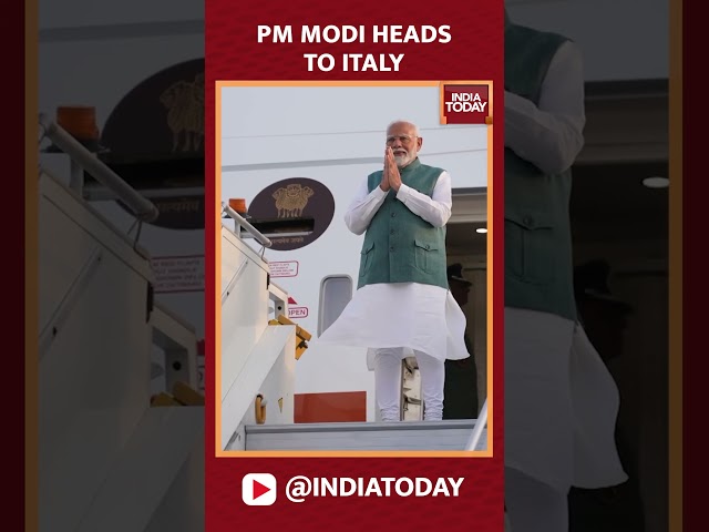 ⁣PM Modi Heads For G7 Summit In Italy Today, First Foreign Trip Of Third Term