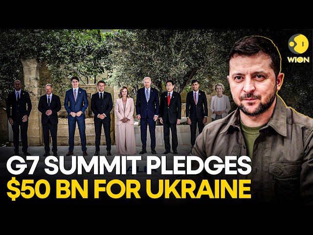 ⁣G7 Summit 2024 Italy: G7 leaders agree to lend $50 billion for Ukraine | WION Originals