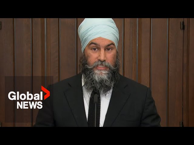⁣Foreign interference: Singh “more disturbed” after reading unredacted NSICOP report
