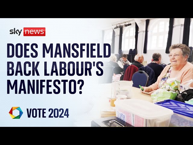 ⁣What do voters in Mansfield think about Labour's manifesto? | Election2024