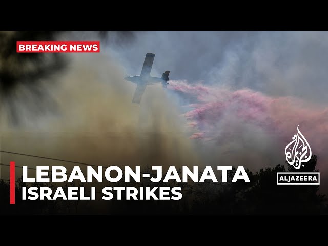⁣At least one person killed in Israeli strike attacks on Jannata in Southern Lebanon