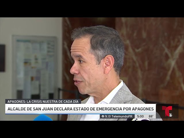 ⁣Estado de emergencia en San Juan por los constantes apagones