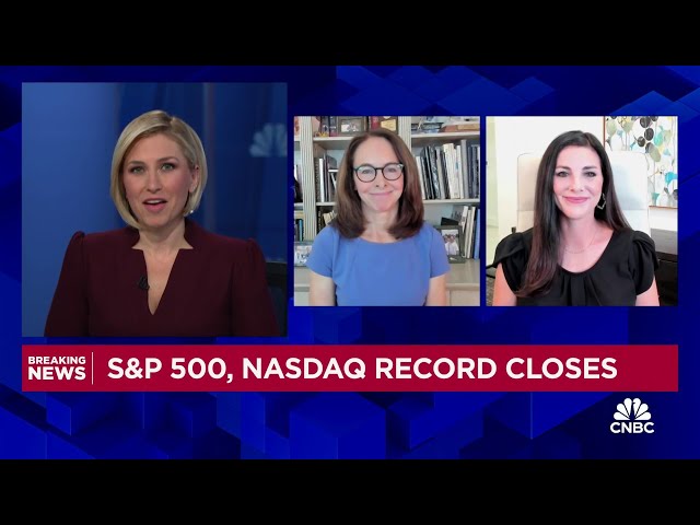 ⁣S&P 500 and Nasdaq continue to push higher, hit another record close
