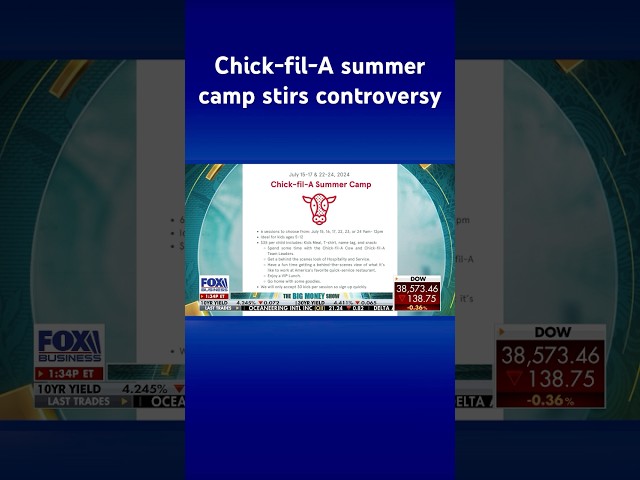 ⁣Chick-fil-A location's summer camp for kids draws criticism, sparks debate on social media #sho