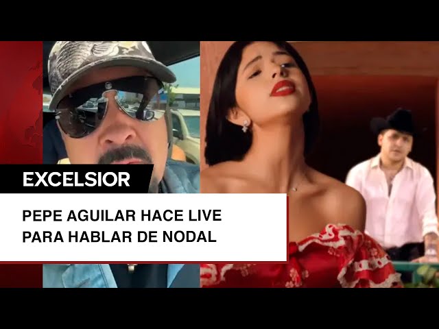 ⁣Pepe Aguilar hace un live para hablar sobre Christian Nodal y Ángela Aguilar, esto dijo