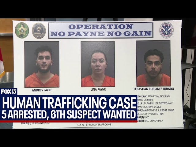 ⁣Sixth suspect wanted in human trafficking ring