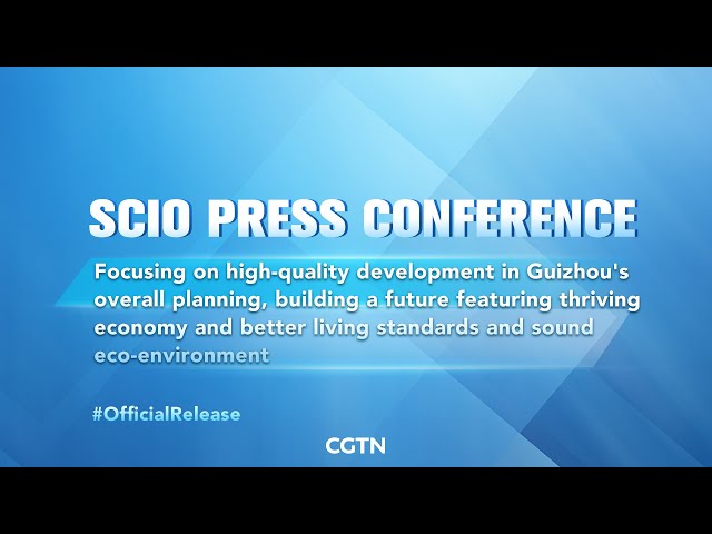 ⁣Live: SCIO holds presser on development of SW China's Guizhou Province