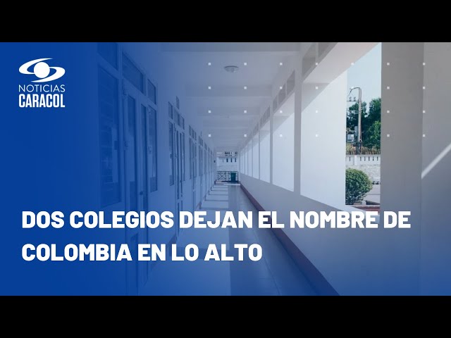 ⁣Dos colegios colombianos, entre los mejores del mundo
