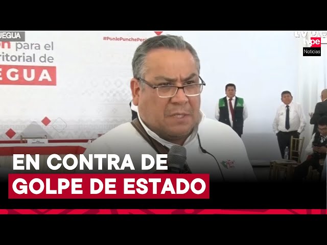 ⁣Adrianzén rechaza declaraciones de Antauro Humala sobre golpe de Estado contra presidenta Boluarte
