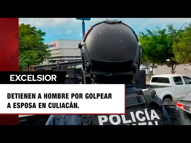 ⁣Detienen a hombre que golpeó a palos a su esposa por no darle dinero para cervezas en Culiacán
