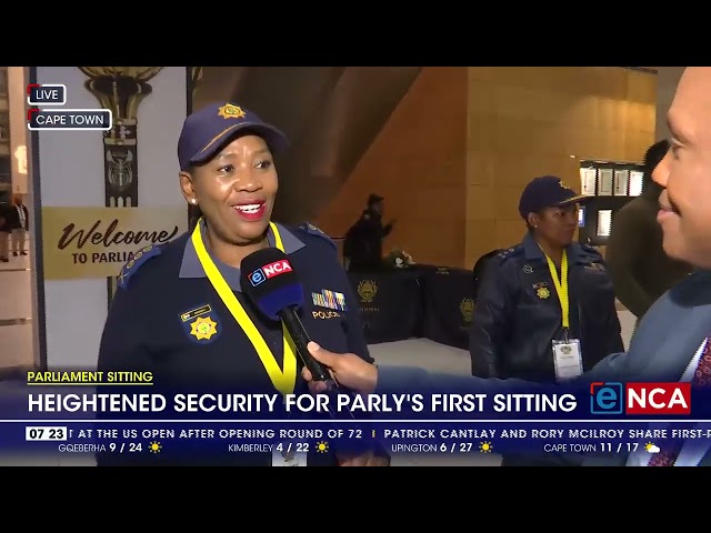 ⁣Paliament Sitting | Heightened security for Parly's first meeting