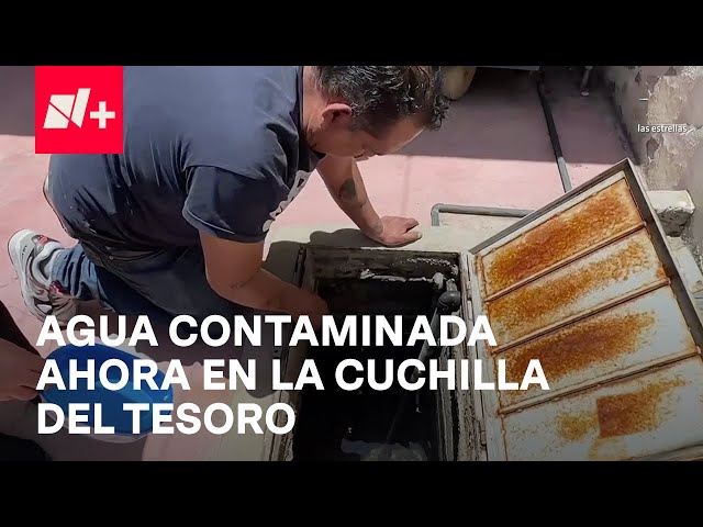 ⁣Agua con olor a combustible en la colonia Cuchilla del Tesoro en la GAM; Huachicoleo, Posible Causa