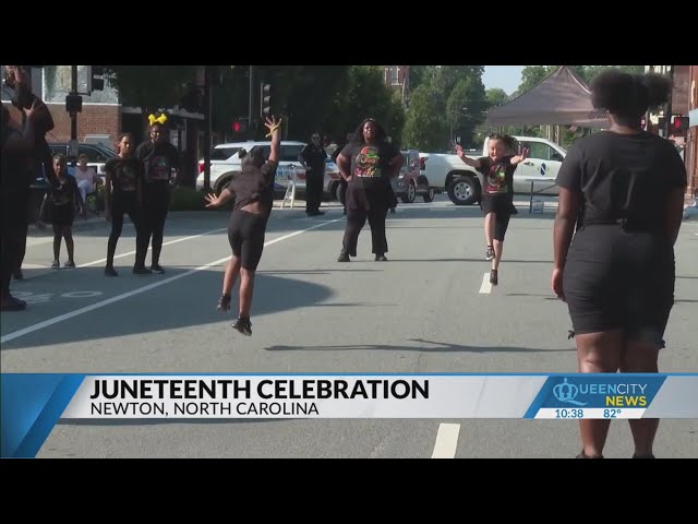 ⁣Newton celebrates Juneteenth with downtown main event